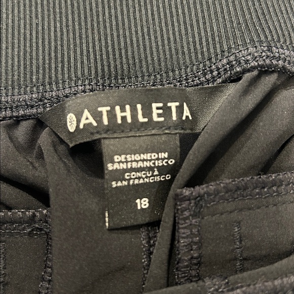 Athleta Brooklyn Mid Rise Ankle Pant in Black Plus Size 18 NWT - Picture 5 of 16